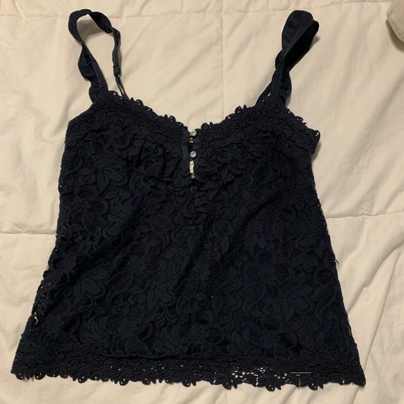 Abercrombie and Fitch lace top - Picture 1 of 2
